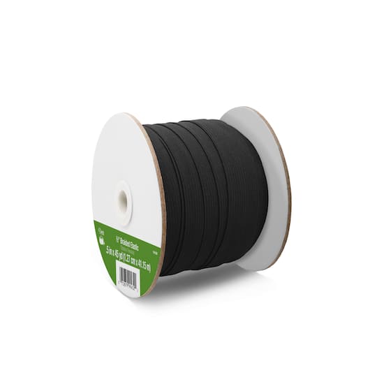 Dritz® 1/2" Black Braided Elastic